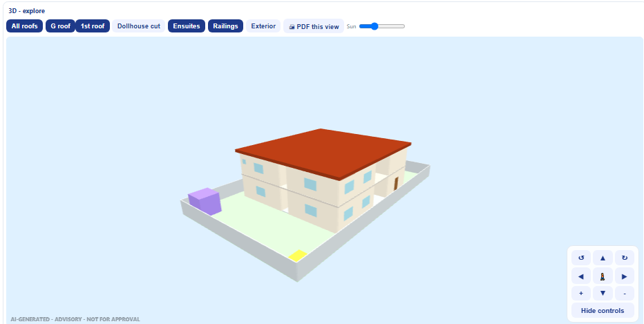 Design Lab 3D walk mode